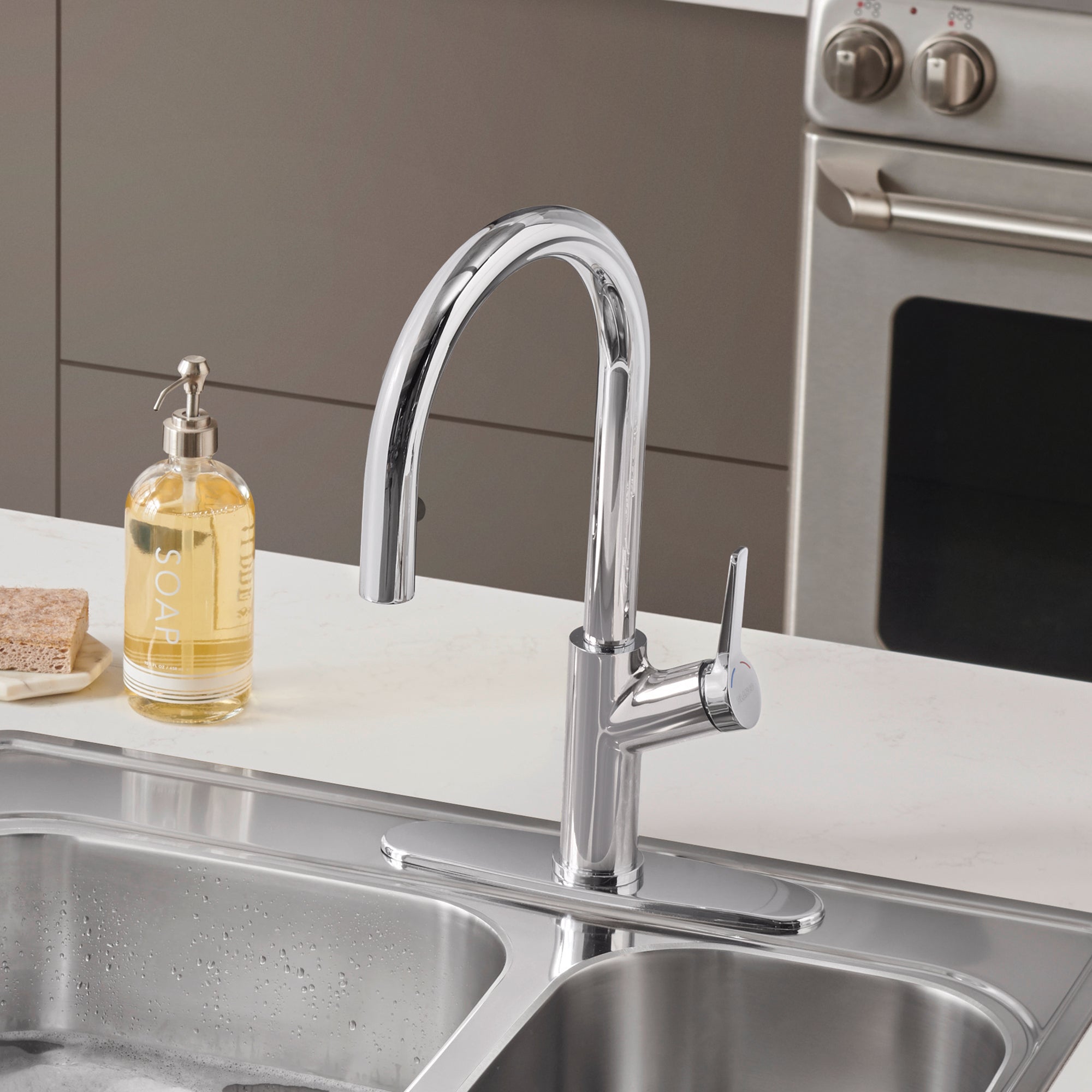 Blanco Urbena Pull-Down Dual-Spray Kitchen Faucet
