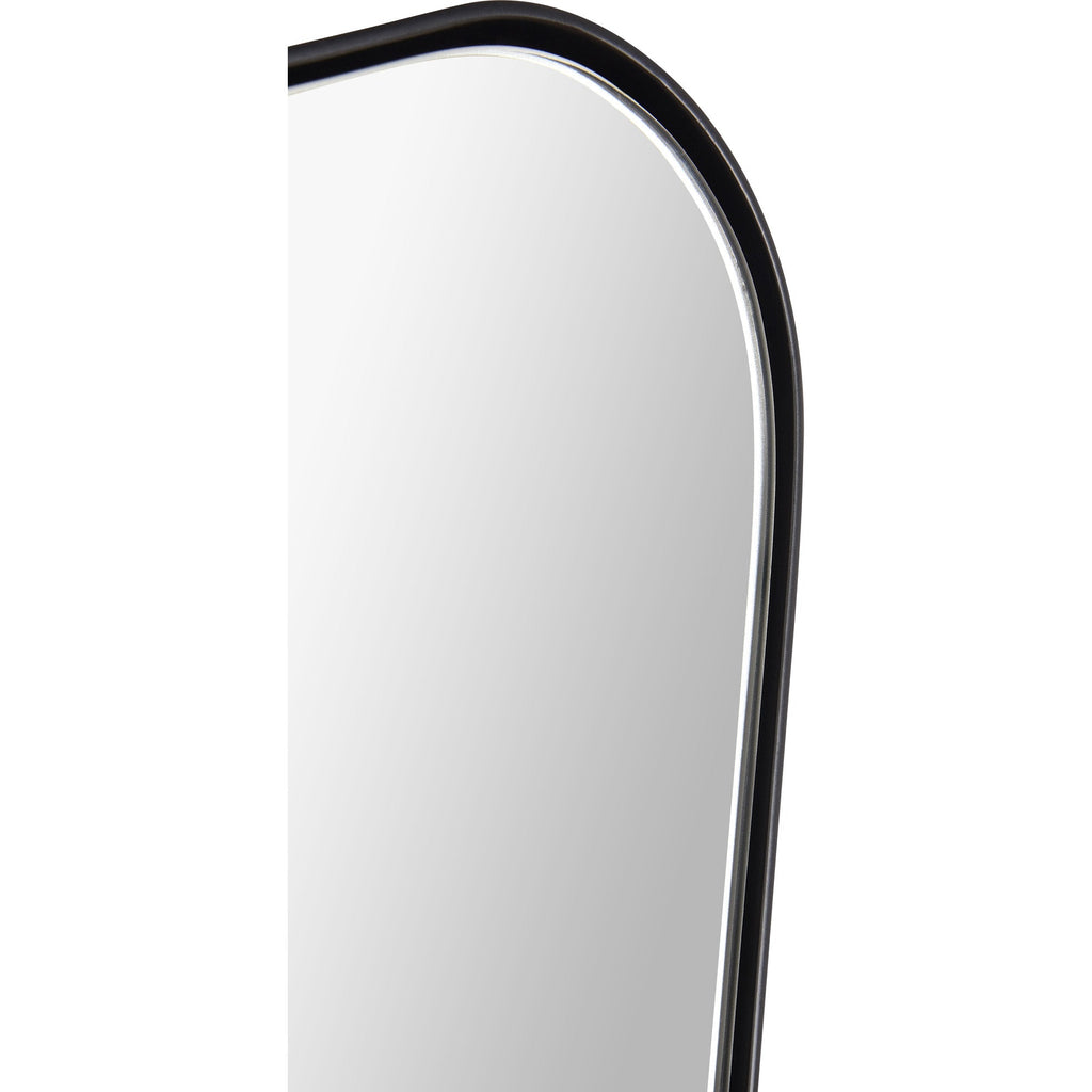 Renwil Nashua 36" Tall Rectangle Wall Mirror - Black