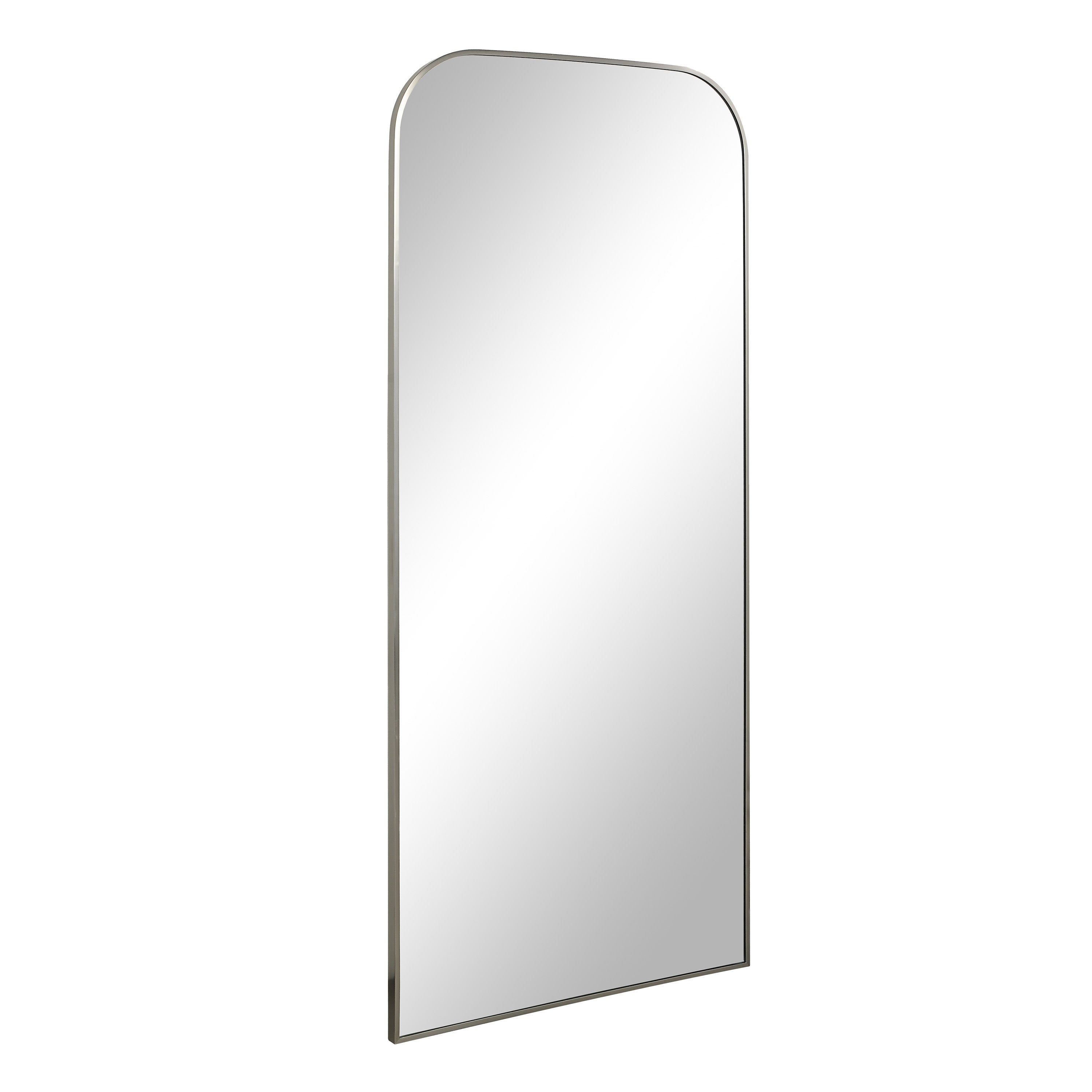 Renwil Samia 72" H x 30" W Wall Mirror - Grey