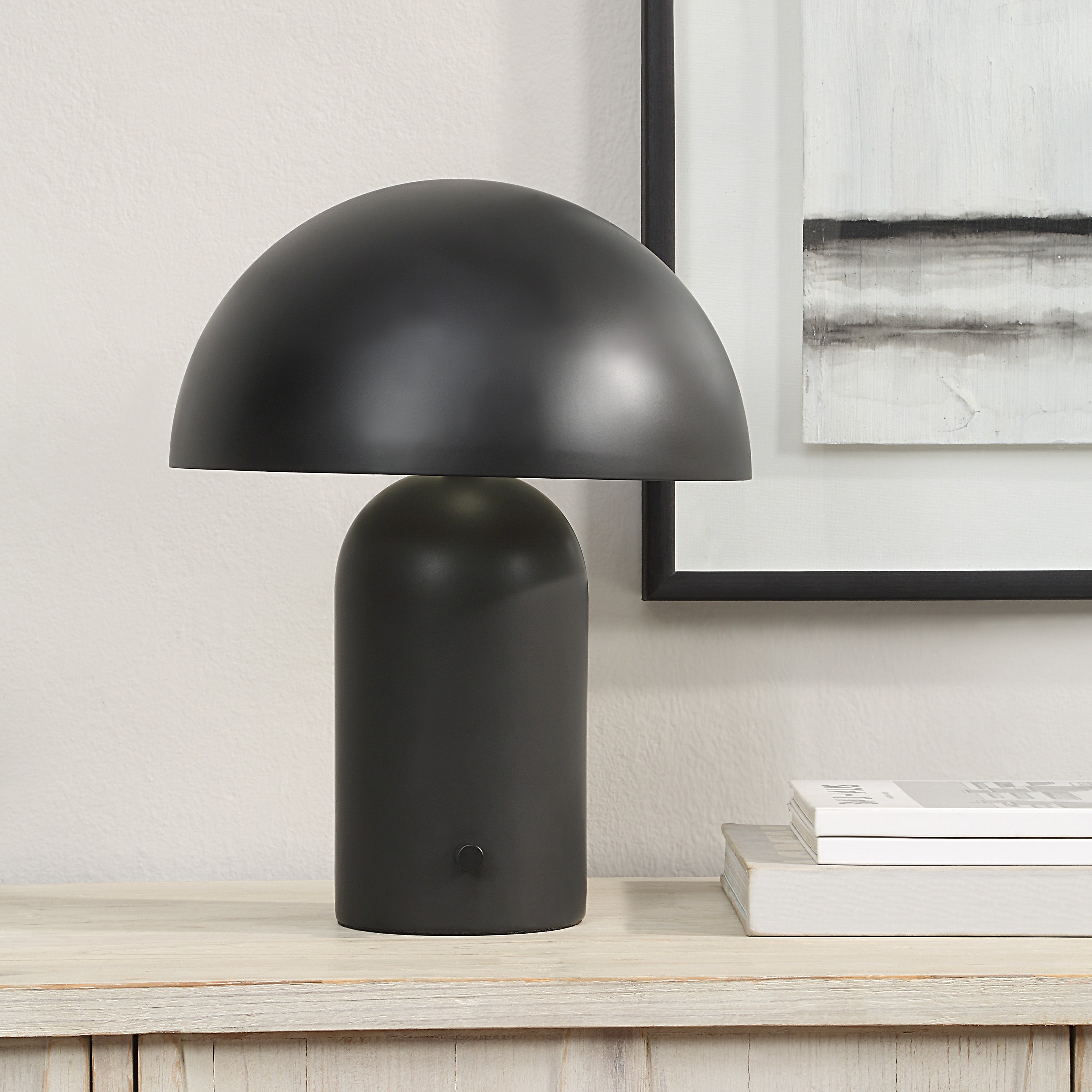 Renwil Sombra 16" Height Table Lamp - Black