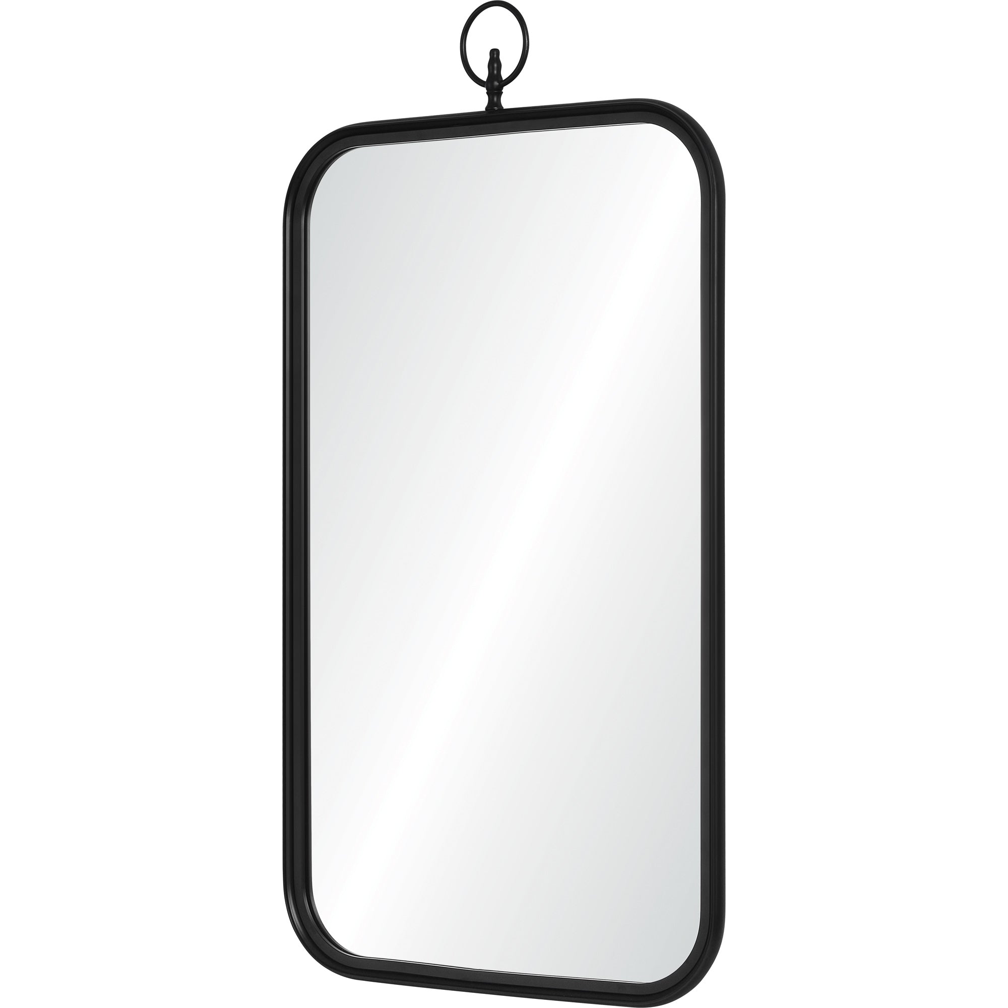 Renwil Priscilla 39.5" Tall Rectangle Wall Mirror - Black