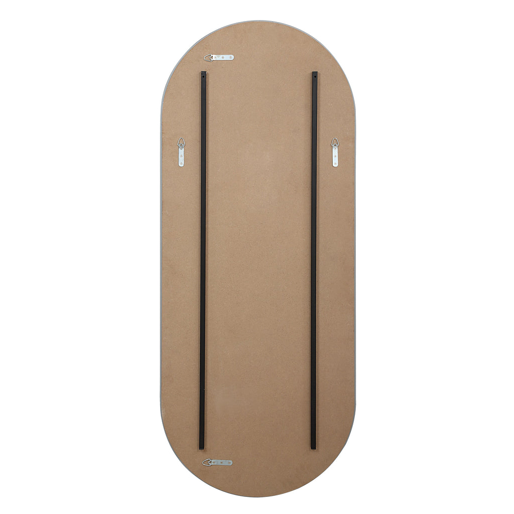 Renwil Kastelli 60" H x 24" W Wall Mirror - Grey