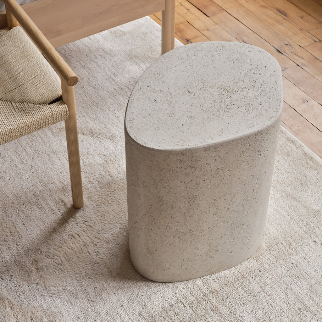 Renwil Ghent Indoor Volcanic Stone Table - Natural
