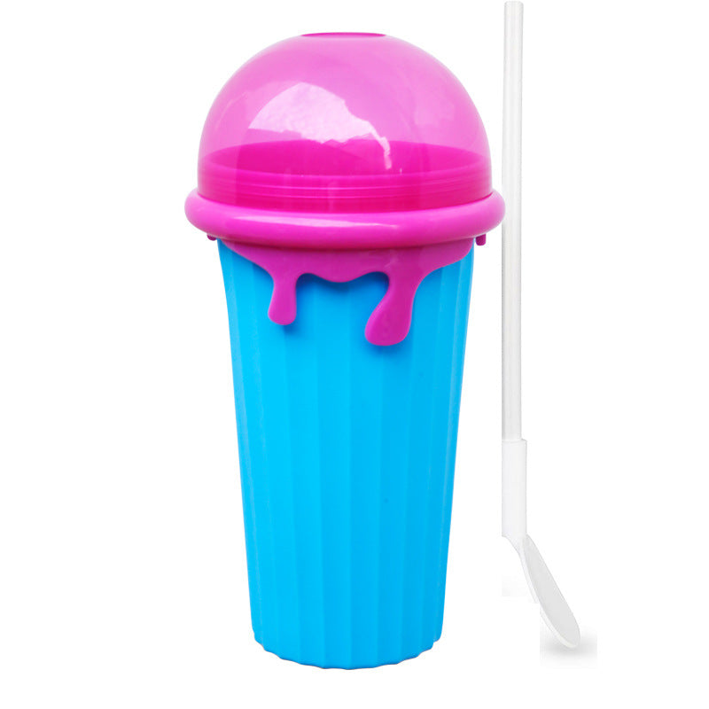 Magic Slushy Maker Cup – 500ml Squeeze & Freeze Smoothie Cup | No Blender Needed