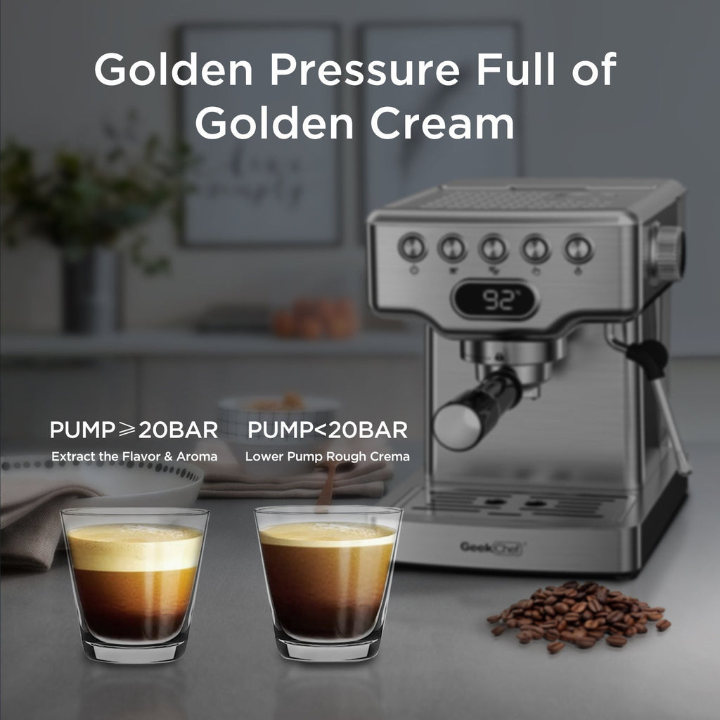 ☕ Geek Chef 20-Bar Espresso Machine