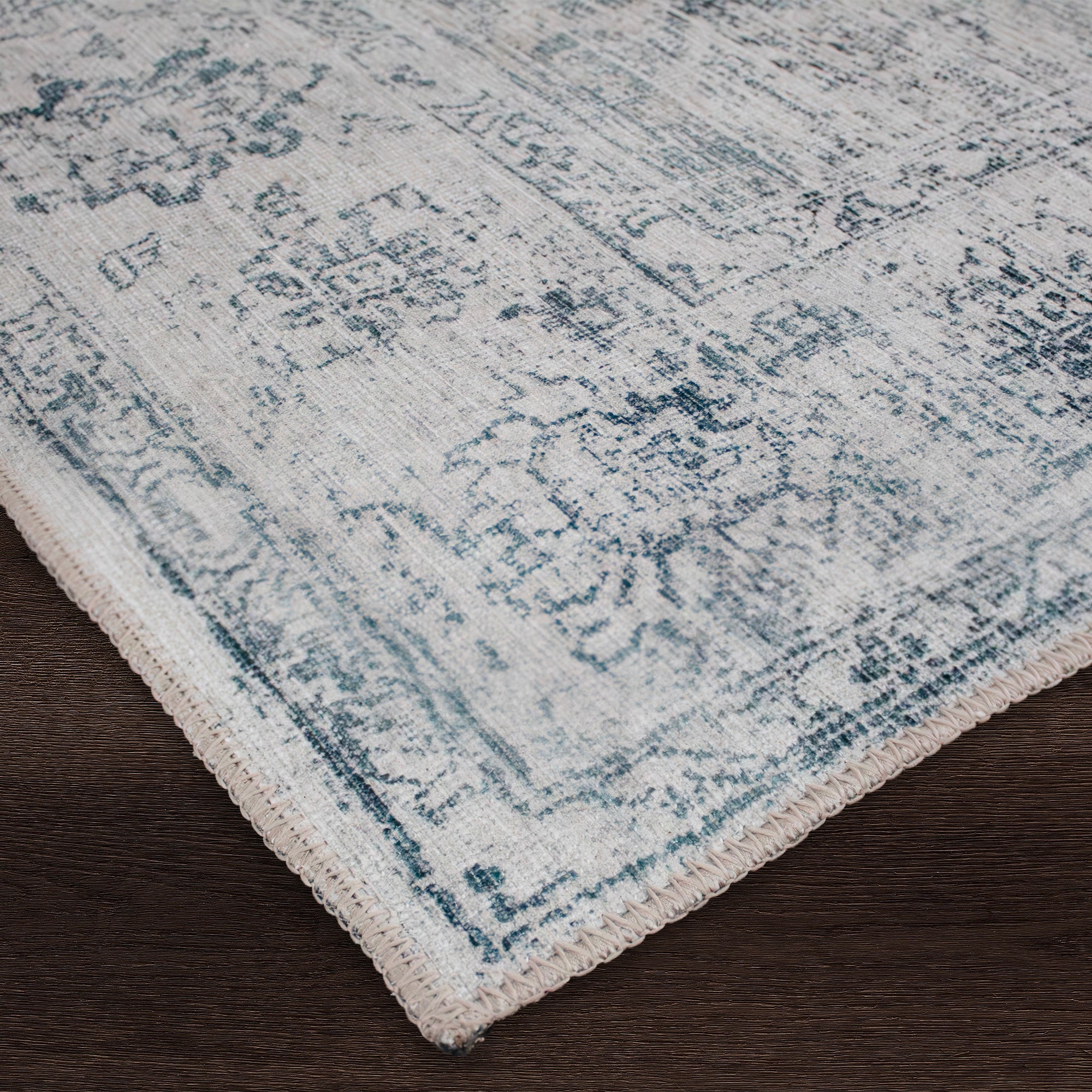 Renwil Chloe 10' x 13'1" Ft Handwoven Indoor Rug - Blue / Grey