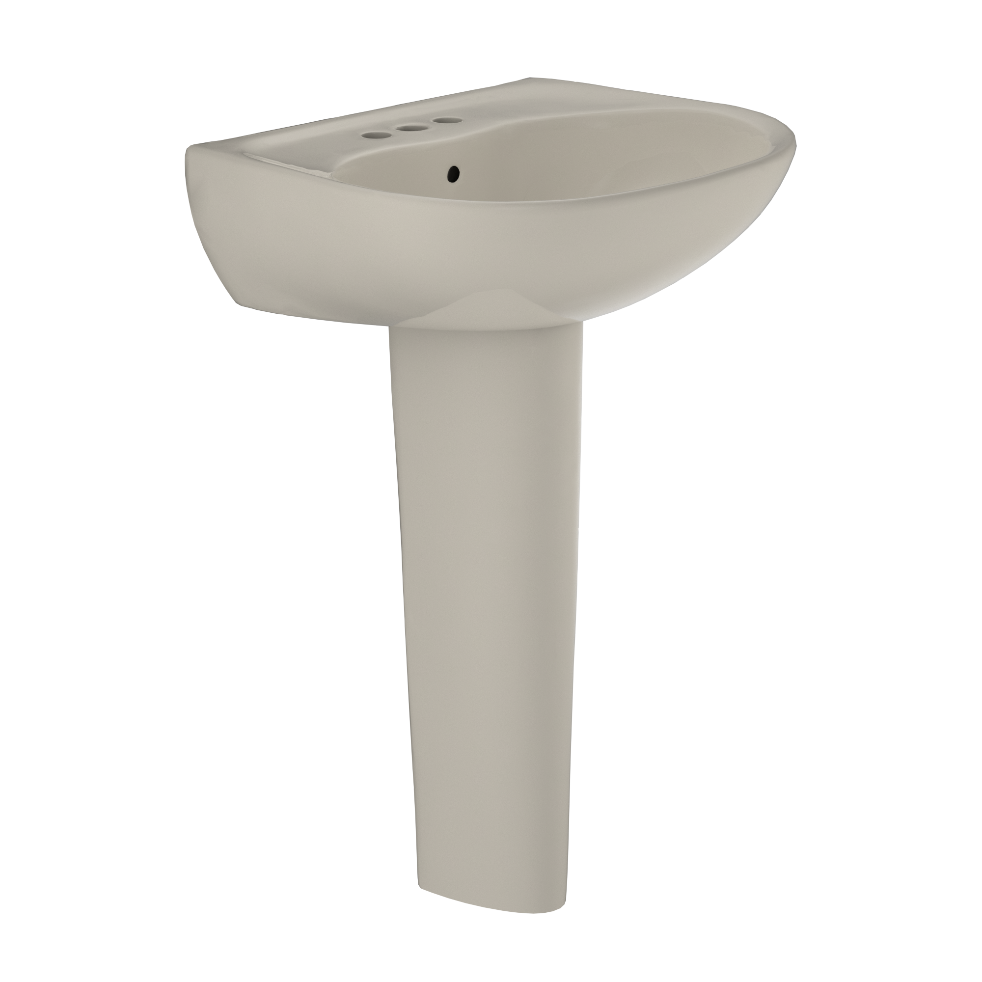 TOTO Supreme Oval Basin Pedestal Bathroom Sink For 4" Center Faucets