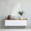 Renwil Kale 36" Tall Irregular Wall Mirror