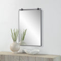 Renwil Titel 36" Tall Rectangular Mirror - Matte Black