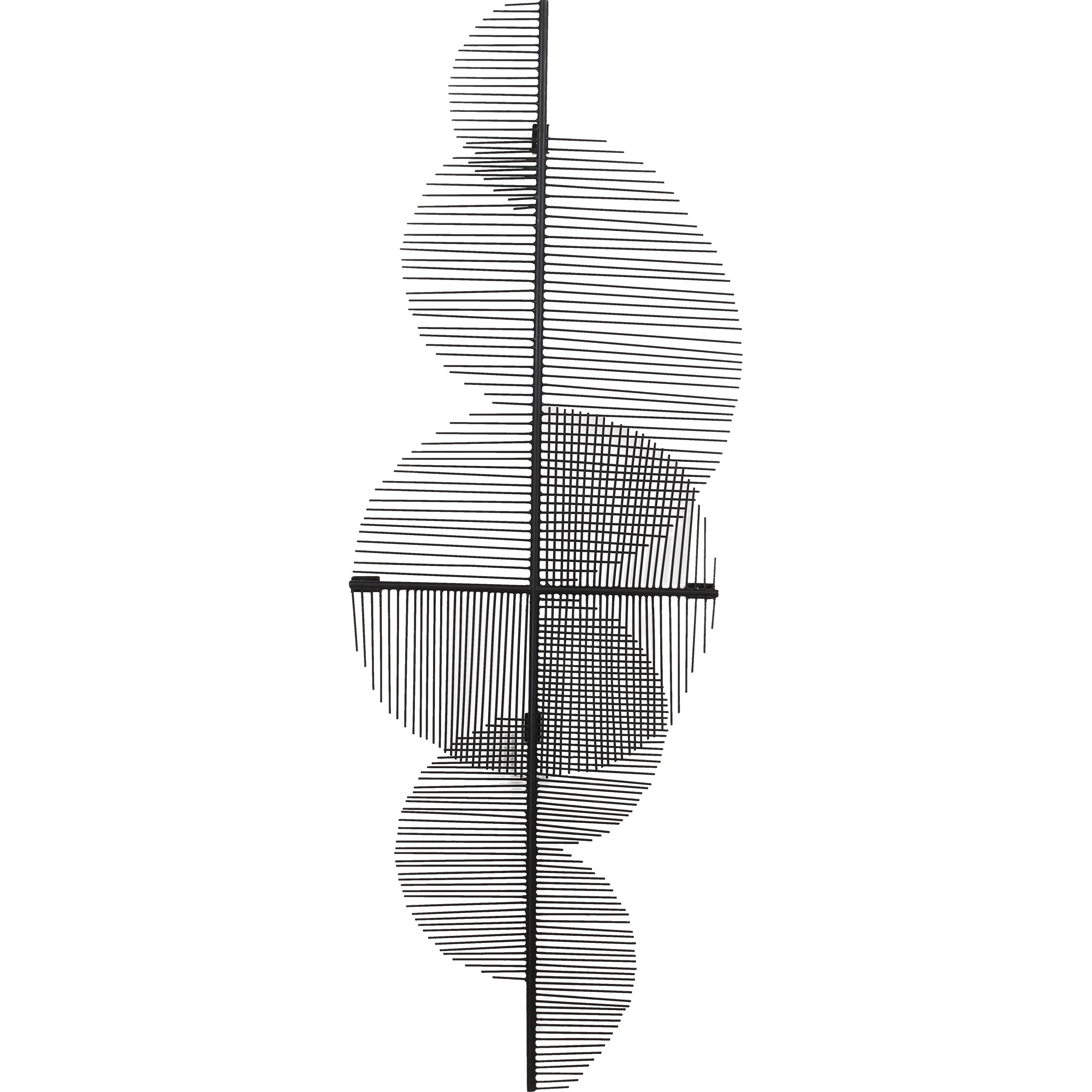 Renwil Byers 51.5" Wide Wall Art - Black Powder