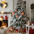 🎄 4PCS Christmas Ball Ornaments – Shiny Glass Hanging Tree Décor Set