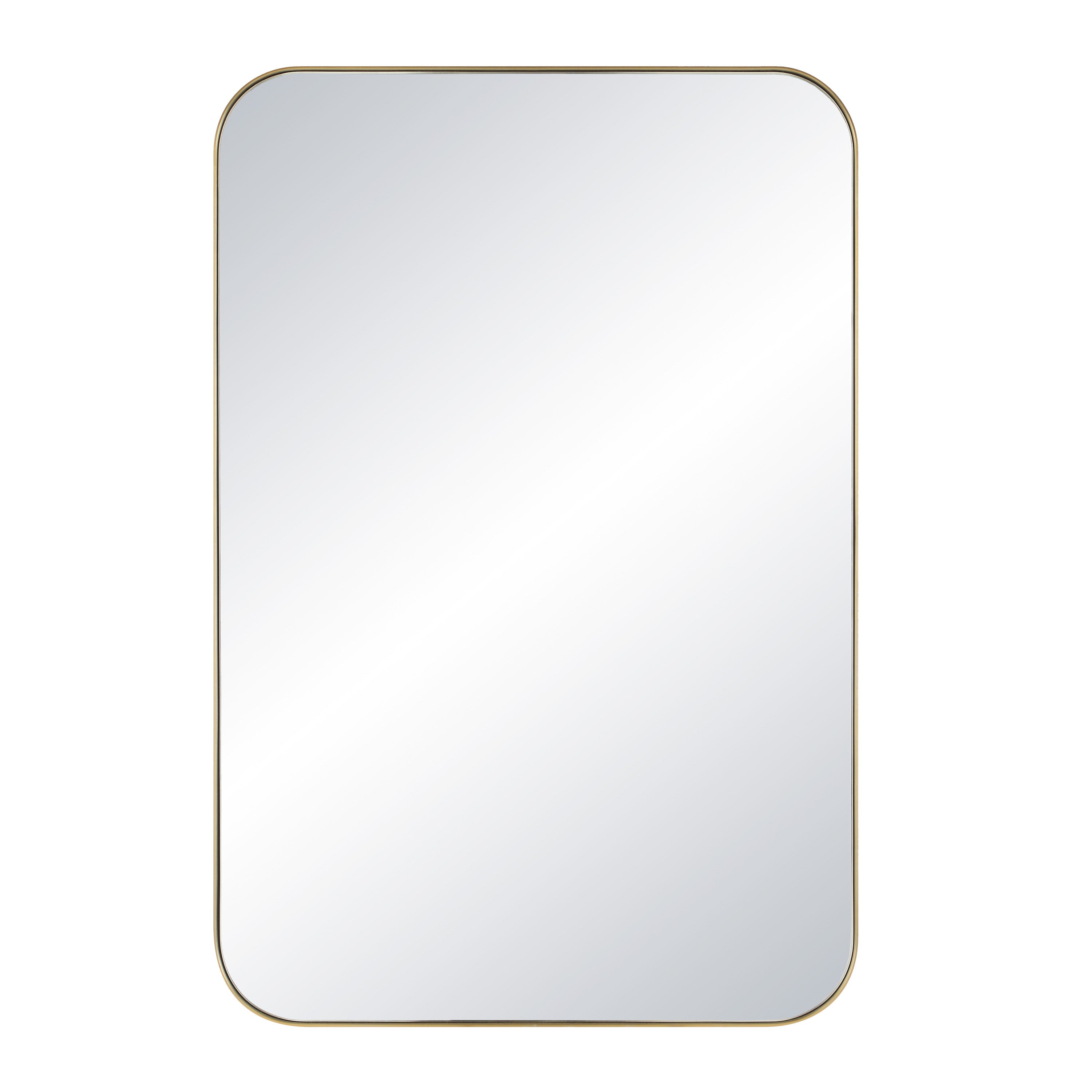 Renwil Vesey 36" Tall Rectangle Wall Mirror - Yellow