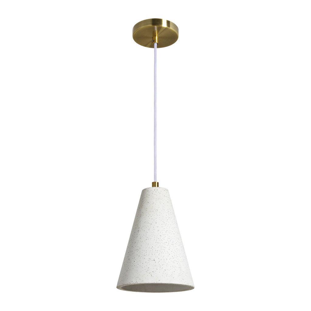 Renwil Paula 10" Length Ceiling Fixture - Off-White with Speckles