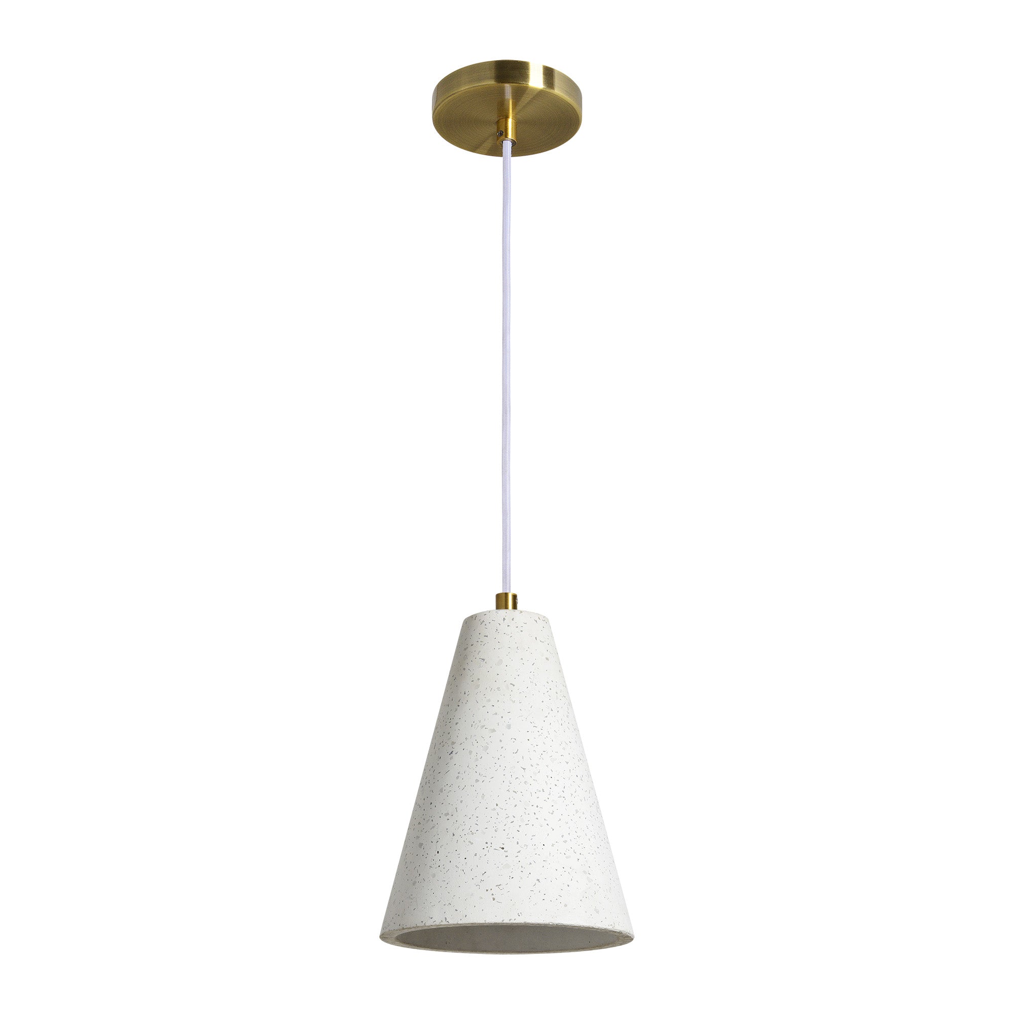 Renwil Paula 10" Length Ceiling Fixture - Off-White with Speckles