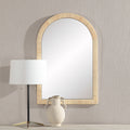 Renwil Tally 36" Tall Arch Rectangular Mirror - Natural