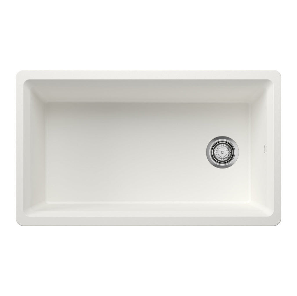 Blanco Inteos Silgranit 33" Single Bowl Reversible Undermount Workstation Kitchen Sink