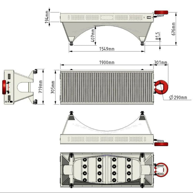 Commercial Red Light Therapy Bed