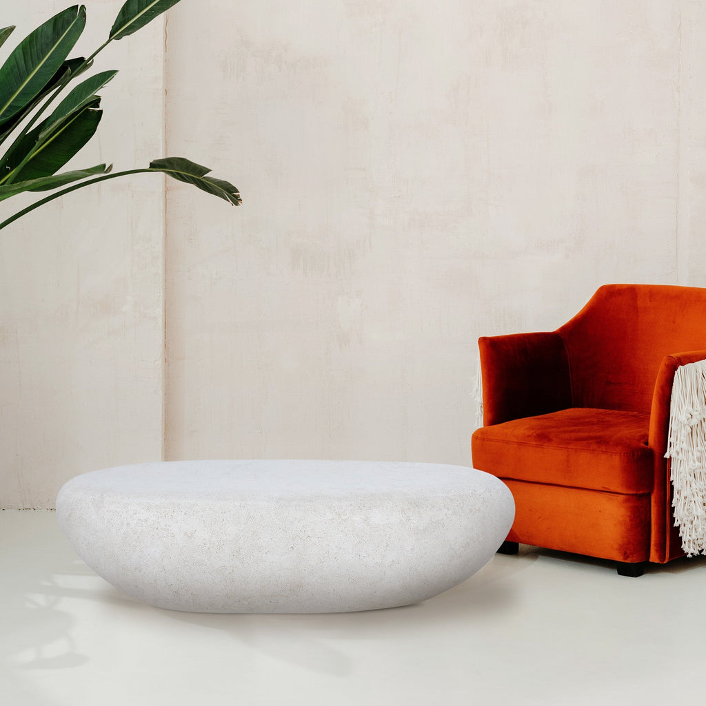 Renwil Minda Both Volcanic Stone Bench - Natural