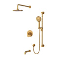 Riobel Arca 3-Way Shower System: Hand Shower Rail, Shower Head and Tub Spout