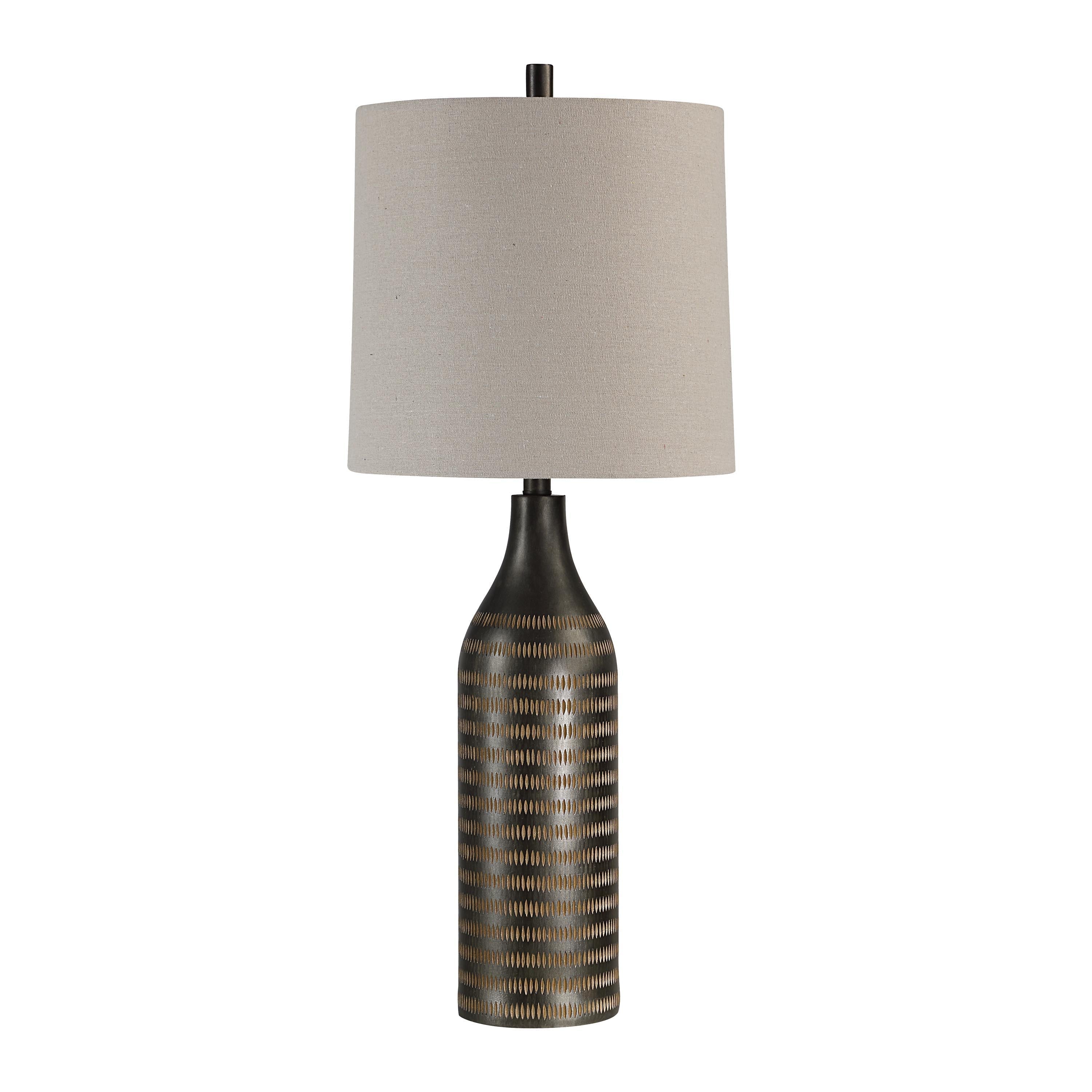 Everren Azzurra 33.5" Height Table Lamp - Dark Brown