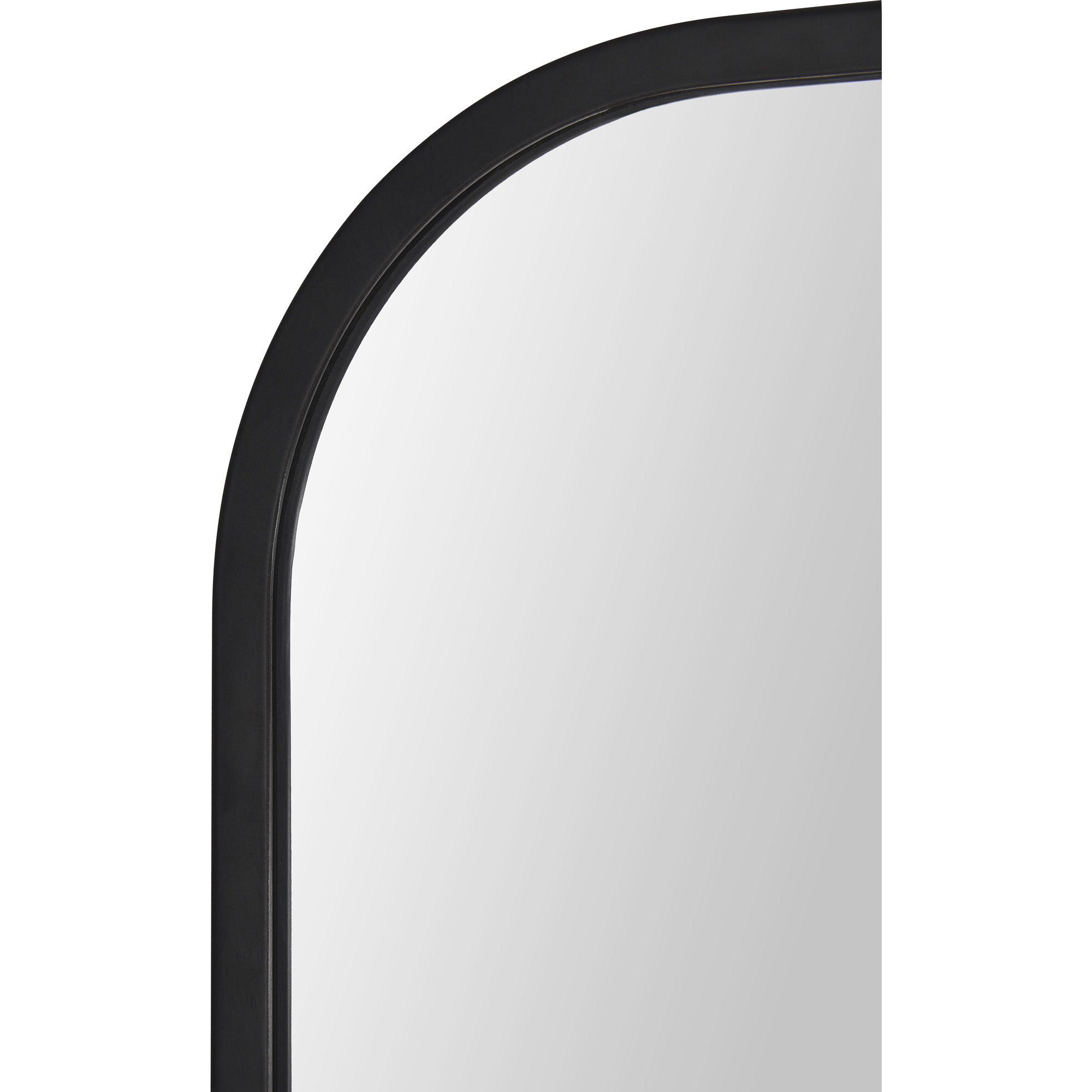 Renwil Jackline 36" Tall Rectangle Wall Mirror - Black