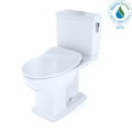TOTO Connelly Two Piece Elongated Dual Flush 1.28 and 0.9 GPF with Cefiontect and Right Lever - Washlet+ Ready