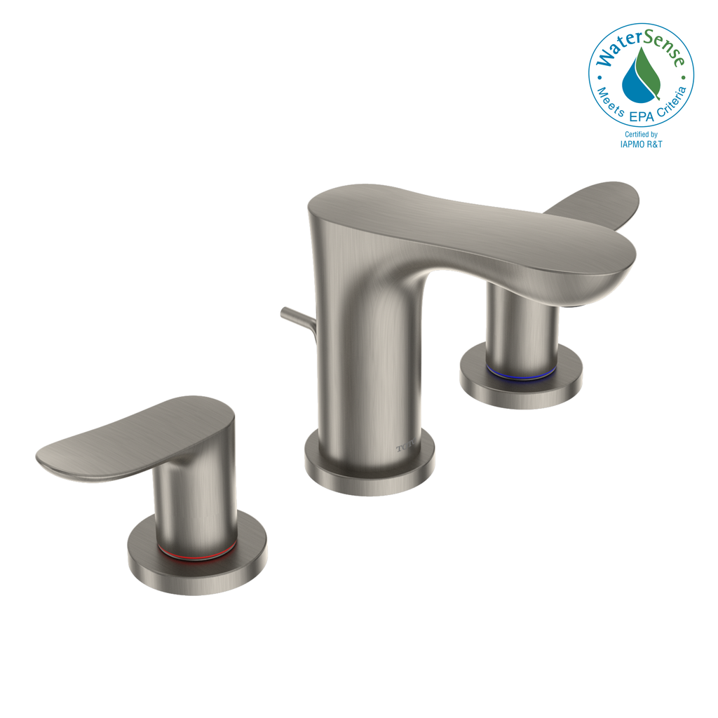 TOTO GO Series 1.2 GPM Two Handle Widespread Bathroom Sink Faucet with Drain Assembly