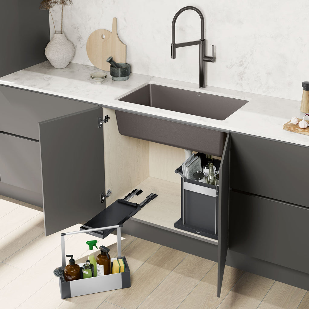 Blanco Under Kitchen Sink Cabinet Storage Caddy  -  Single