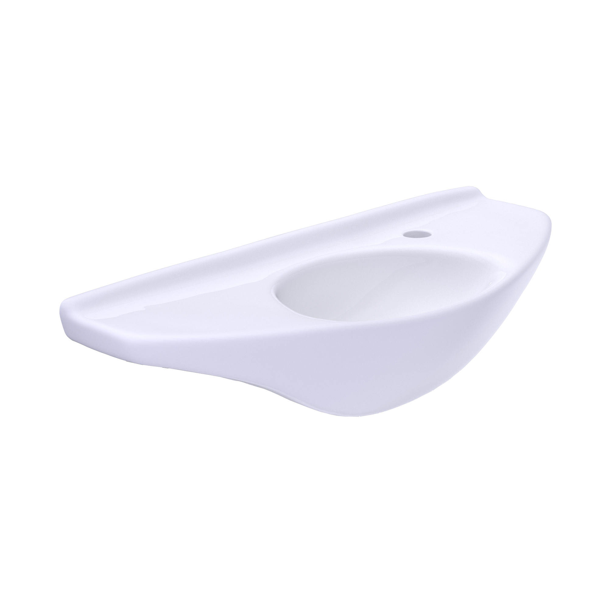 TOTO Oval Wall Mount Bathroom Sink with Cefiontect