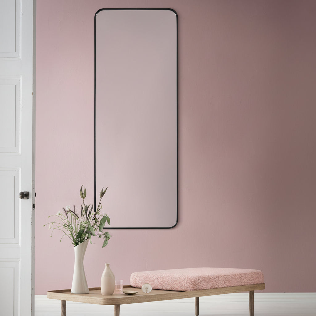 Renwil Phiale 53" Tall Rectangle Wall Mirror - Brown