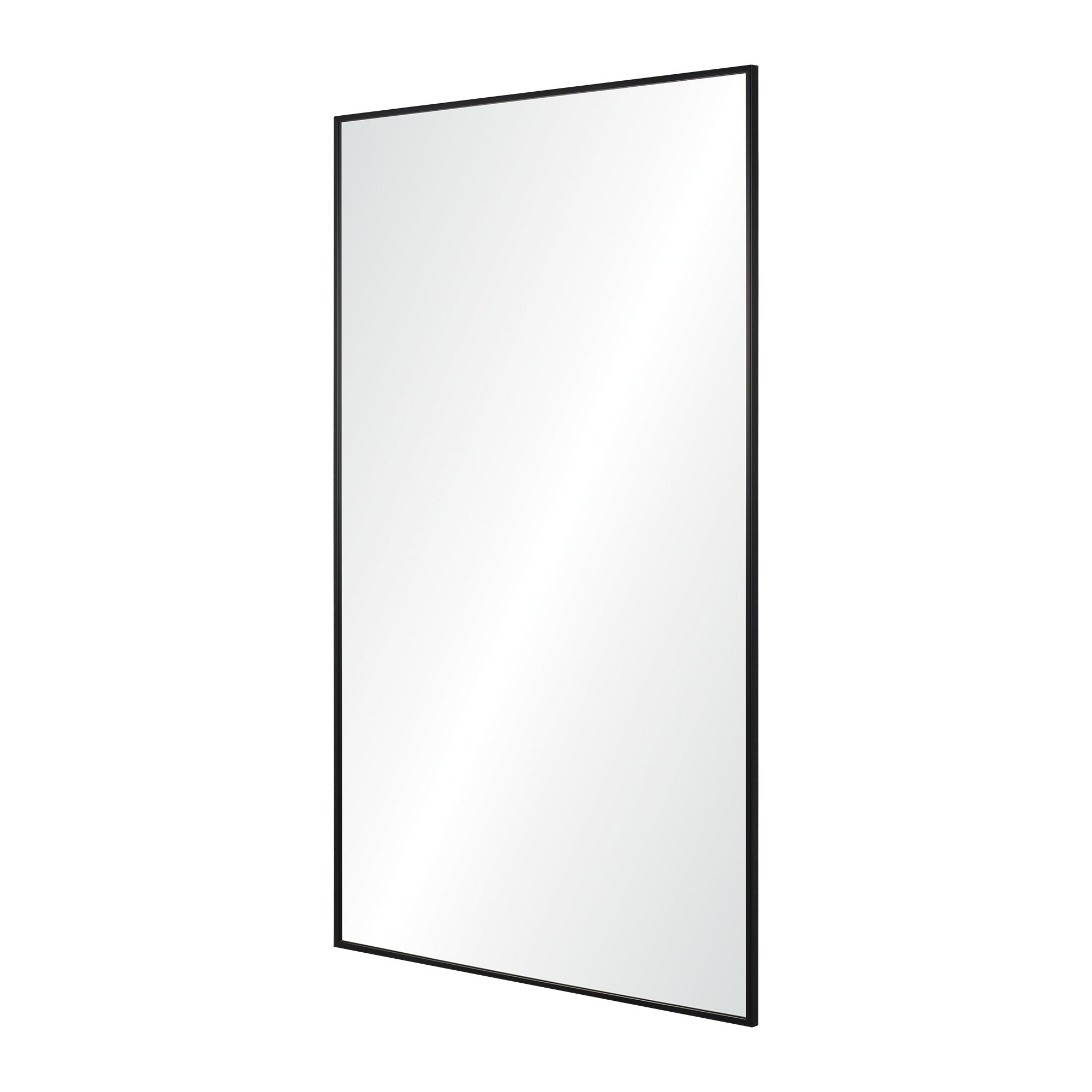 Renwil Amara 45" Tall Rectangle Wall Mirror - Black