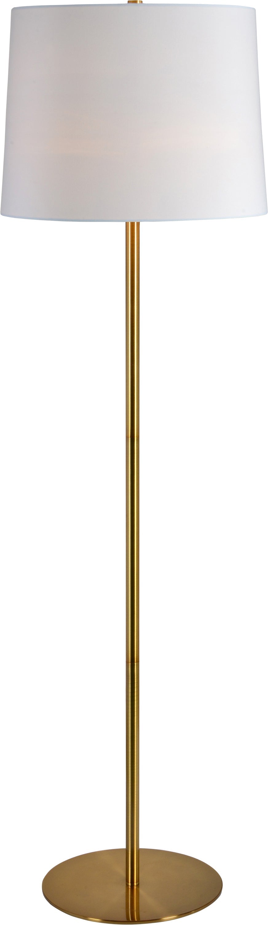 Renwil Radison 60" Length Floor Lamp - Antique Brass