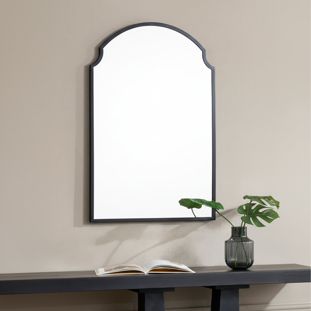 Renwil Asmara 36" Tall Irregular Wall Mirror - Black