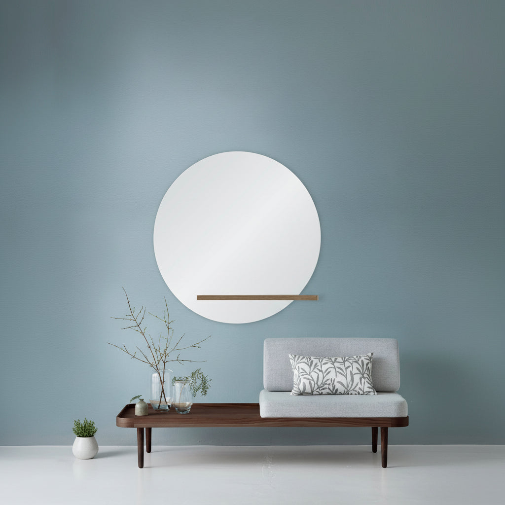 Renwil Bassett 36" Tall Round Wall Mirror
