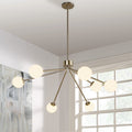 Renwil Mundo 46" Wide 7-Light Chandelier - Champagne
