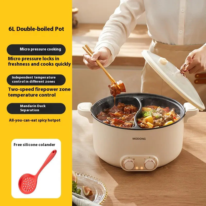 Large Capacity Electric Chafing Dish with Partition Control