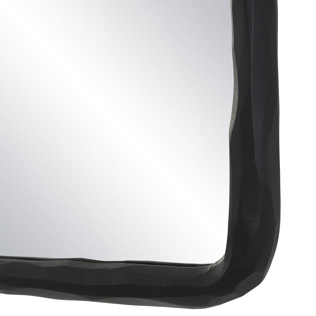 Renwil Jorah 36" Tall Rectangle Wall Mirror - Black