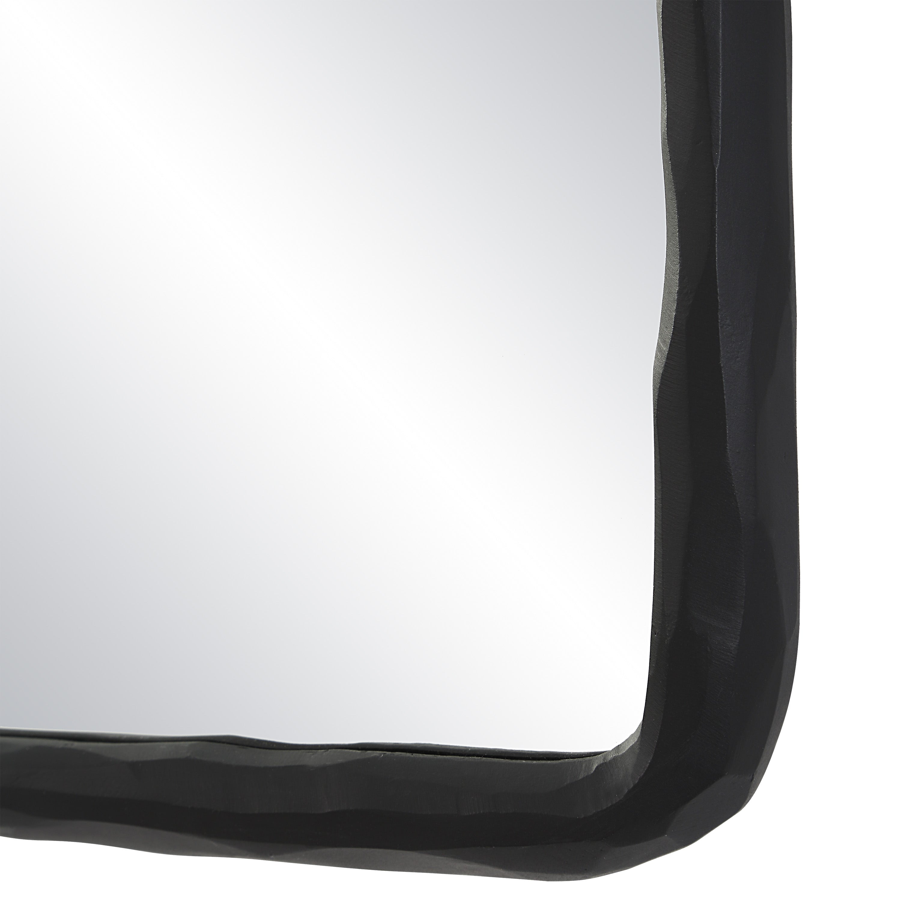 Renwil Jorah 36" Tall Rectangle Wall Mirror - Black