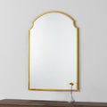 Renwil Christine 36" Tall Irregular Wall Mirror - Yellow