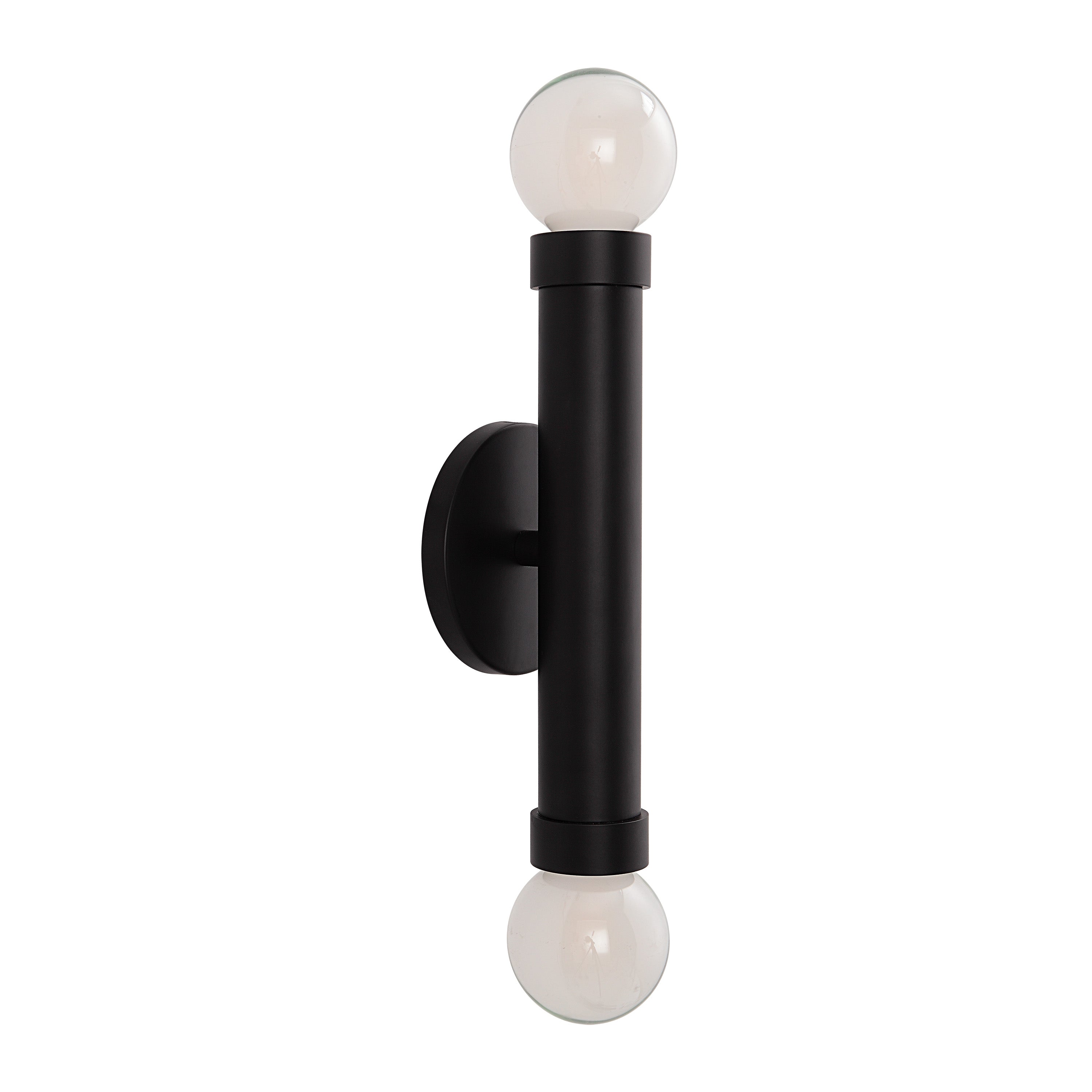 Renwil Alika 12" Powder Coated Matte Black 2-Light Wall Sconce