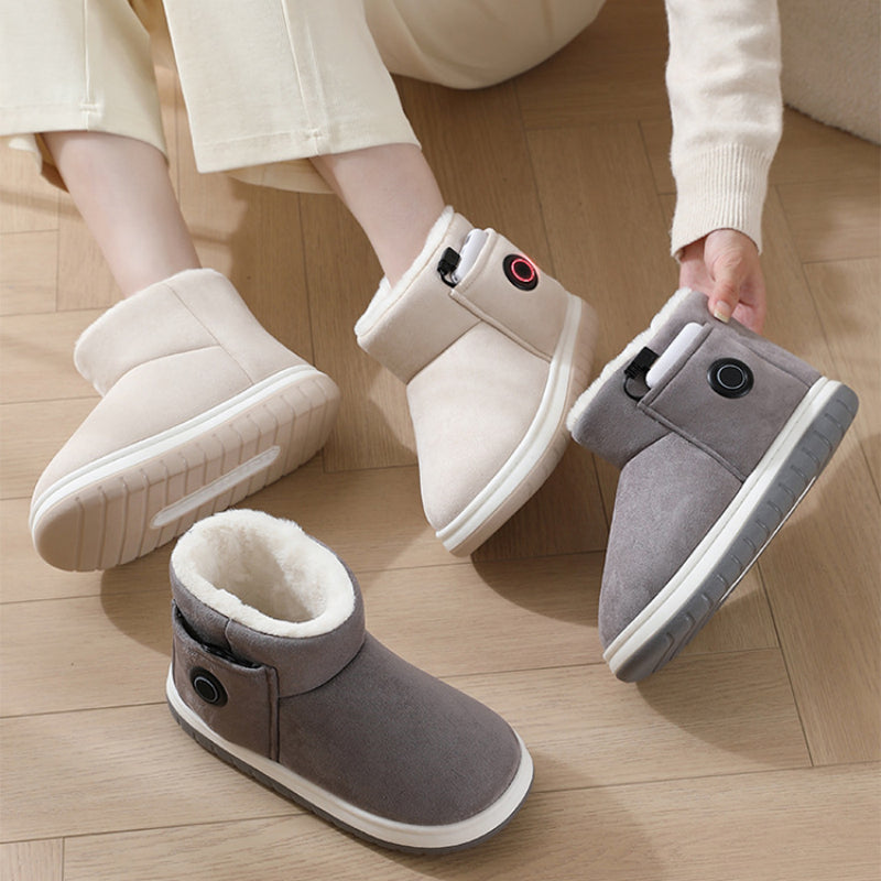 Electric Heating Shoes – Rechargeable Foot Warmer Winter Shoes