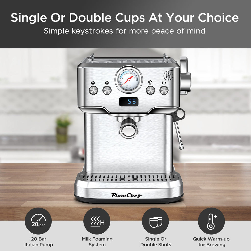 ☕ 20-Bar Professional Espresso Machine