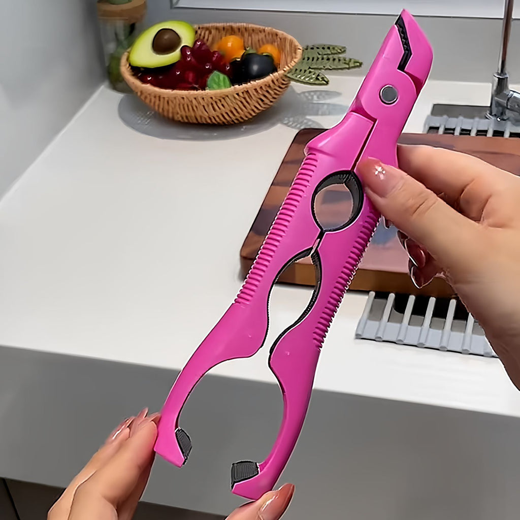 3-in-1 Anti-Scald Bowl Clip – Plate Gripper, Jar Opener & Heat-Resistant Kitchen Tool