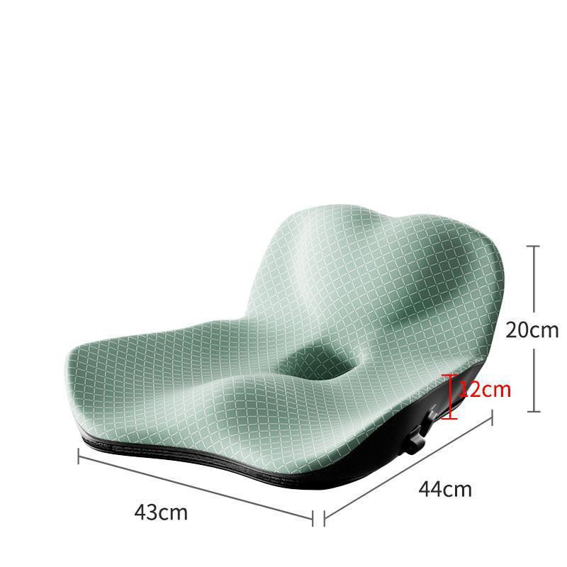 🔥 Heated Cushion with Backrest – Office & Home Ergonomic Seat Pad