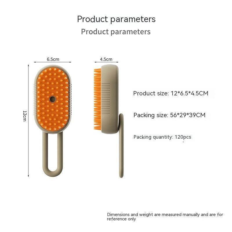 Cat Steam Brush For Massage Pet Grooming Comb