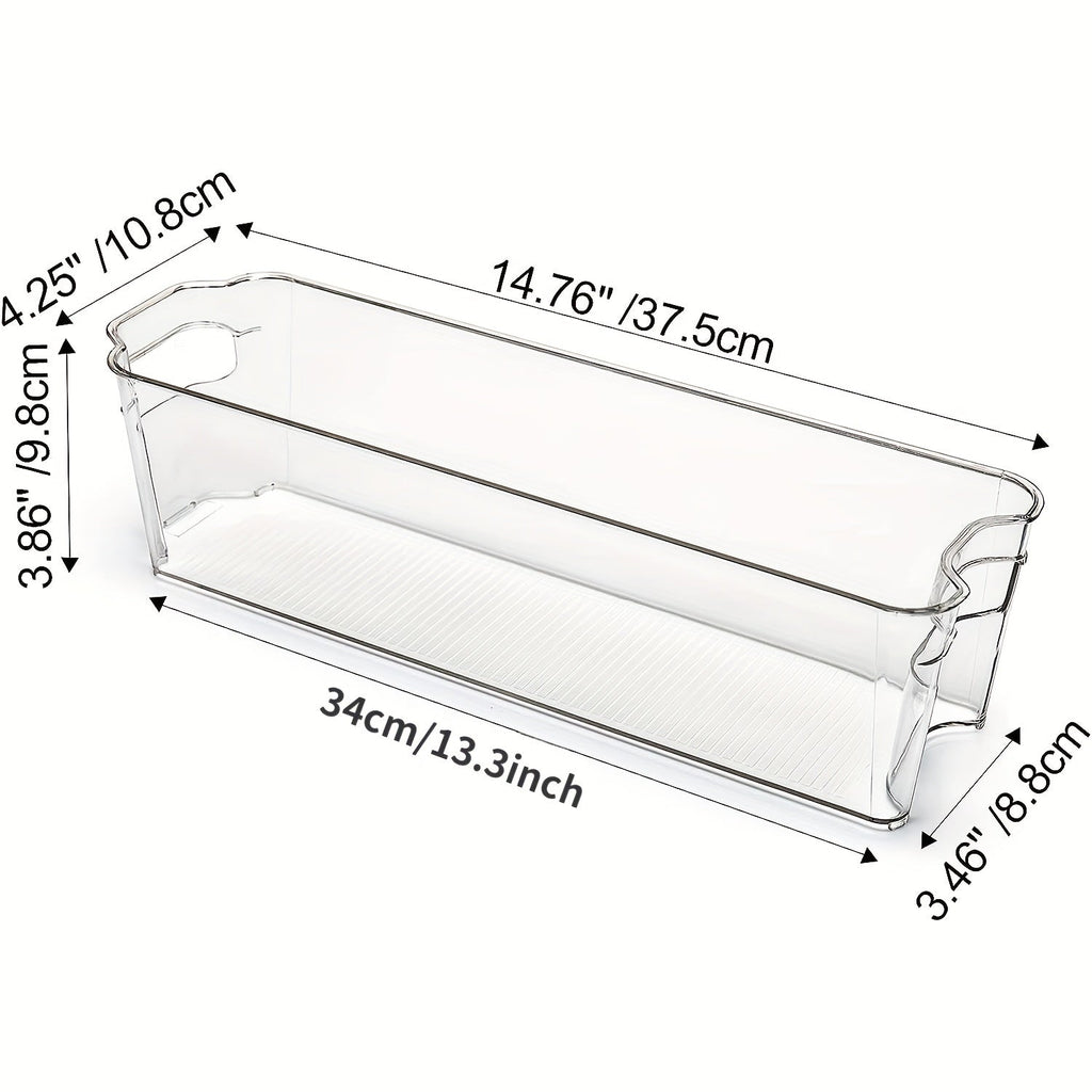 1pc Breastmilk Storage Container, Transparent Clear Freezer And Fridge Organizer Bins, Plastic Storage Bins For Breast Milk, Baby Pouches, Formula, Bottles And Yogurts, Home Kitchen Storage Supplies