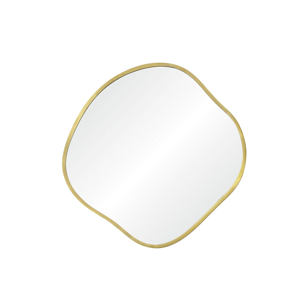 Renwil Nucleus 36/24/16" Tall Irregular Wall Mirror - Yellow