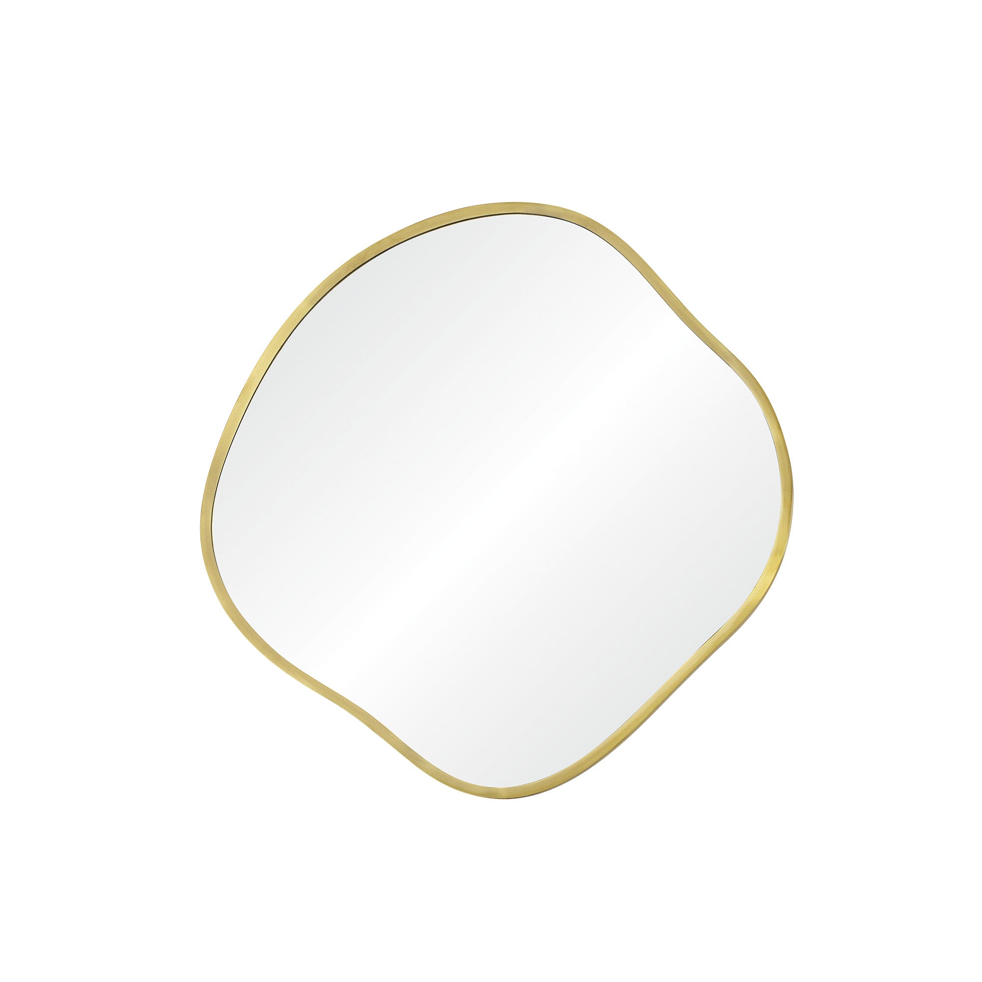 Renwil Nucleus 36/24/16" Tall Irregular Wall Mirror - Yellow