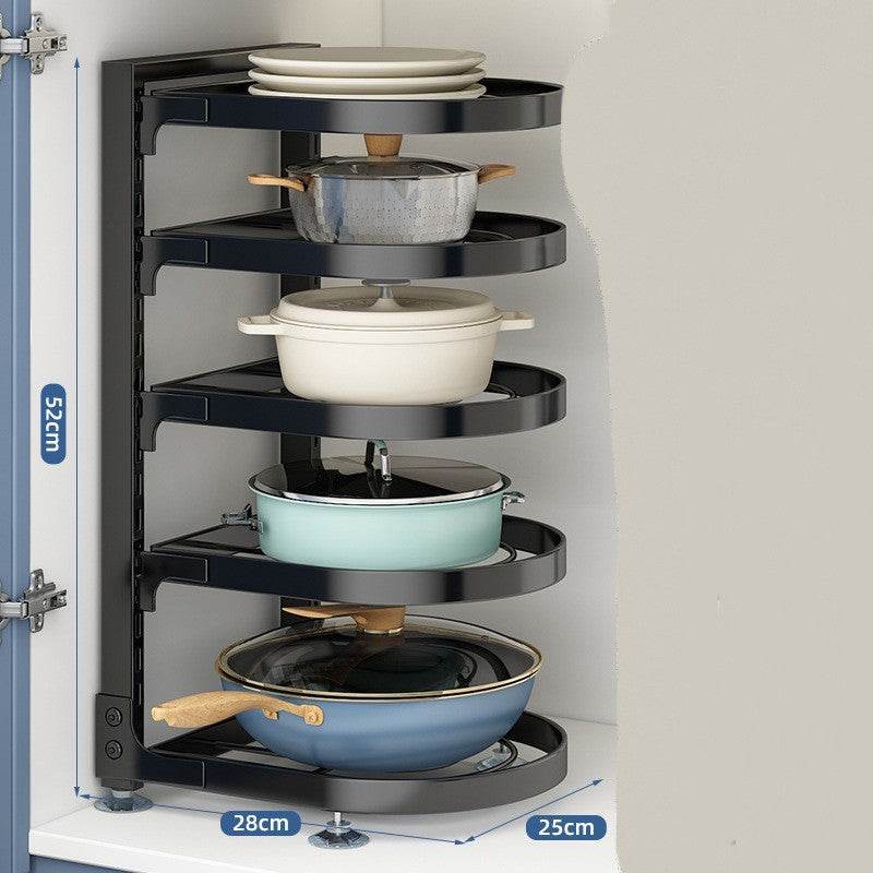 Multi-Layer Under Sink Kitchen Pot Rack