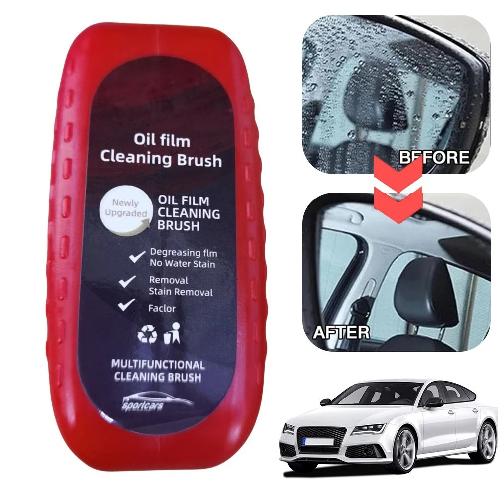 🚘 Car Windshield Cleaning Brush – Oil Film & Glass Dirt Remover Tool